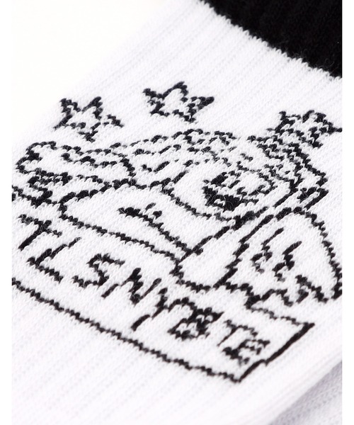 Little sunny bite（リトルサニーバイト）の「angel socks（ソックス/靴下・レディース・ホワイト/ブラック/イエロー・SMALL/MEDIUM）」の7枚目の写真