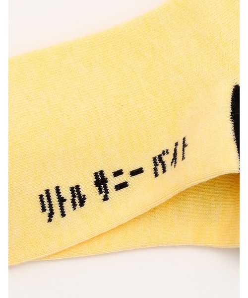 Little sunny bite（リトルサニーバイト）の「angel socks（ソックス/靴下・レディース・ホワイト/ブラック/イエロー・SMALL/MEDIUM）」の14枚目の写真