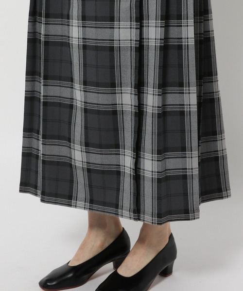 LEPSIM（レプシィム）の「チェックプリーツスカート　971231（スカート・レディース・レッド/ネイビー/ブラック・FREE）」の18枚目の写真
