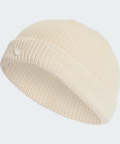 adidas(アディダス)の「アディカラー ショートビーニー / アディダスオリジナルス adidas Originals(ニットキャップ/ビーニー・メンズ・ホワイト/ブラック/ブラウン/グレー・MEDIUM/LARGE/X-LARGE/S)」の2枚目の写真