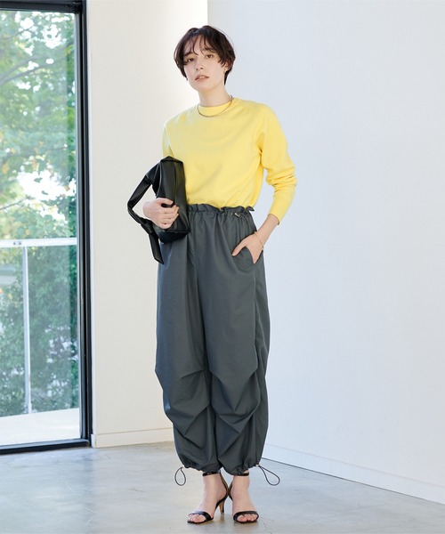 UR'S（ユアーズ）の「ｽｳｪｯﾄﾗｲｸｸﾛｯﾌﾟﾄﾞﾆｯﾄ（ニット/セーター・レディース・ピンク/イエロー/ネイビー/ブルー系その他/オフホワイト・L/M/S）」の10枚目の写真