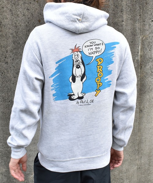 VINTAGE(ヴィンテージ)の「【ヴィンテージ古着】80’s DROOPY / ドルーピー 両面プリント プルオーバーパーカー USA製(パーカー・メンズ・グレー・MEDIUM)」の21枚目の写真