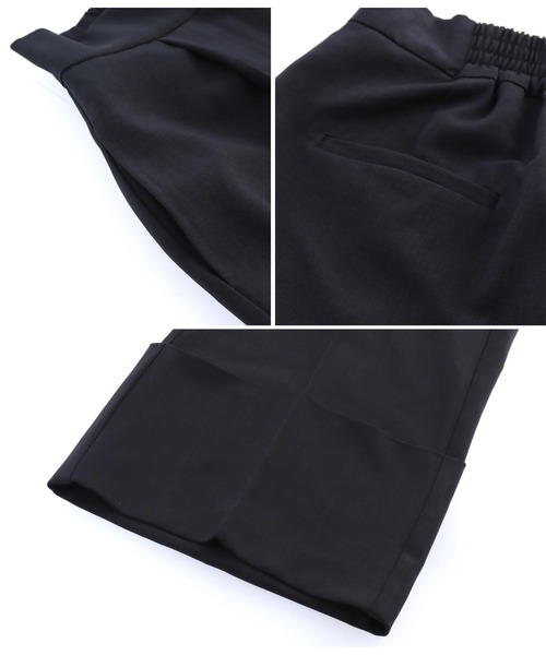 Settimissimo（セッティミッシモ）の「ロールアップ ブロード ワイドパンツ（その他パンツ・レディース・モカ/スミクロ・M）」の5枚目の写真