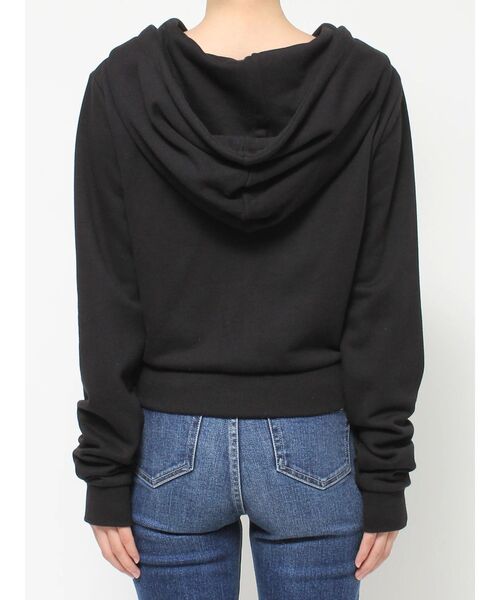 GYDA（ジェイダ）の「G embroidery ZIPUPスウェットパーカー（パーカー・レディース・ブラック/オフホワイト・FREE）」の22枚目の写真