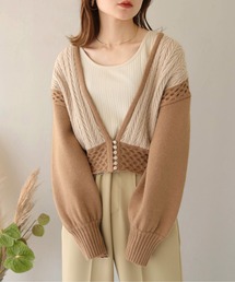 CLEIO | 【CLEIO】2WAYケーブルニットカーディガン(ニット/セーター)