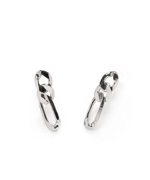 colleca la（コレカラ）の「樹脂ノンホール・フィガロチェーンイヤリング（イヤリング・レディース・シルバー/ゴールド・ﾌﾘ-）」の7枚目の写真