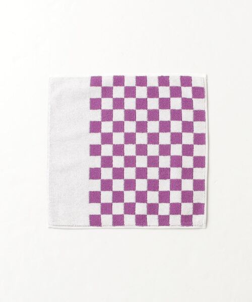 SETUP7（セットアップセブン）の「【今治タオル】今治ブランド認定商品/タオルハンカチ 市松 110匁 チェッカー フェイスタオル ハンドタオル 40/2（ハンカチ/ハンドタオル・レディース・ダークグリーン/パープル/ネイビー/レッド/ブルー・FREE）」の10枚目の写真