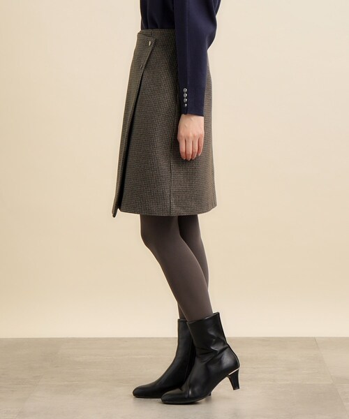 grove(グローブ)の「◆トレンドコーデが楽しめる大人のミニスカート(スカート・レディース・チャコールグレー/ダークブラウン系1・01/02/03/04/05)」の10枚目の写真