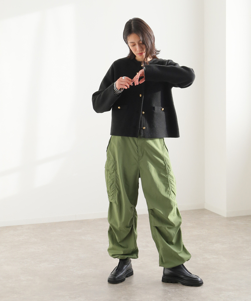 【ジャーナルスタンダード】ウールミックスコンパクトカーディガン JOURNAL STANDARD（ジャーナルスタンダード）の「ウールミックス