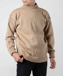 Guernsey Woollens（ガンジーウーレンズ）の「GUERNSEY WOOLLENS GUERNSEY JUMPERS OVERSIZE PULL OVER　ガンジーウーレンズ ガンジーセーター オーバーサイズ（ニット/セーター）」