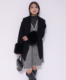 Apuweiser-riche（アプワイザーリッシェ）の「袖ファーショートリバー