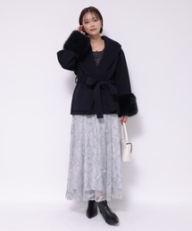 Apuweiser-riche（アプワイザーリッシェ）の「袖ファーショートリバー