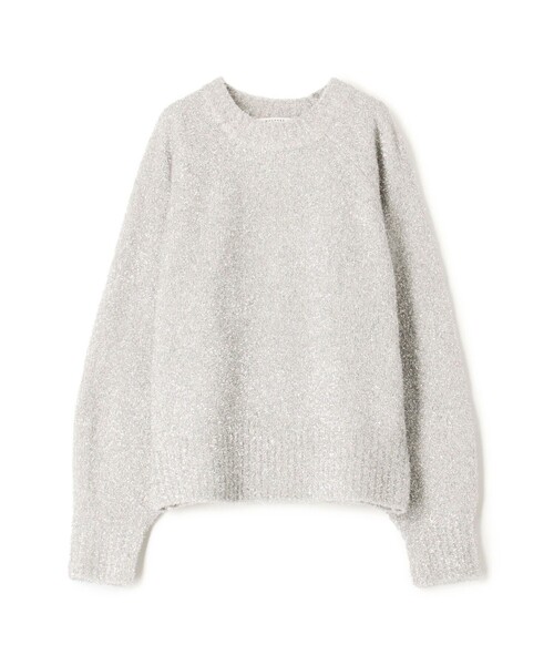 MACPHEE(マカフィー)の「リュレックス クルーネックプルオーバー(ニット/セーター・レディース・ゴールド/シルバー・S)」の2枚目の写真