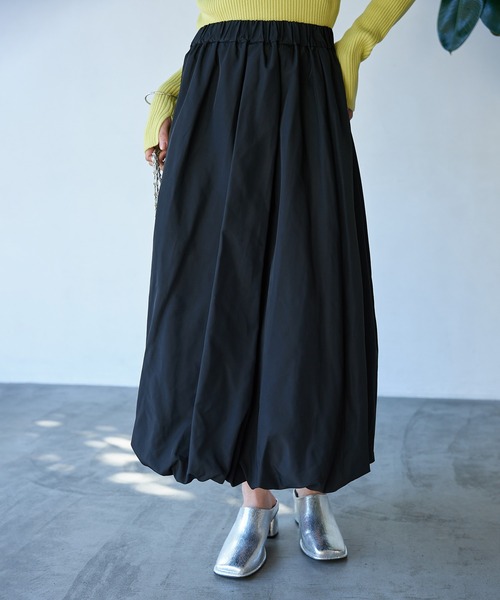 VIS(ビス)の「メモリーツイルバルーンスカート(スカート・レディース・ブラック/グレー系その他/ホワイト系その他5・FREE)」の15枚目の写真