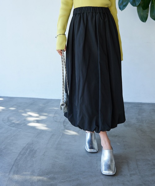 VIS(ビス)の「メモリーツイルバルーンスカート(スカート・レディース・ブラック/グレー系その他/ホワイト系その他5・FREE)」の16枚目の写真