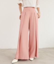 emi+（エミプラス）の「フロントタックハイウエスワイドシルエットスラックス（スラックス）」