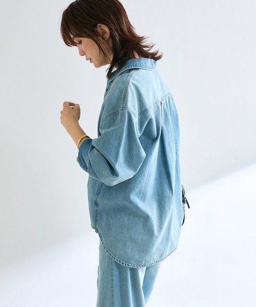 専用　リブドロワ　【MONN.:.(モン)】デニムプルオーバー MONN.:.(モン)】デニムプルオーバー | RIVE DROITE(リヴドロワ