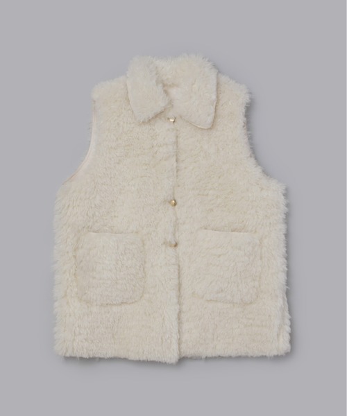 Olu.（オルドット）の「グローブセットボアベストアウター（ベスト・レディース・ブラック/ホワイト・FREE）」の22枚目の写真