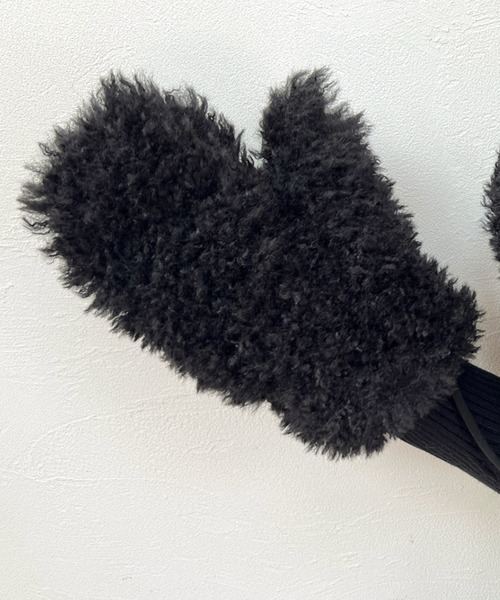 Olu.（オルドット）の「グローブセットボアベストアウター（ベスト・レディース・ブラック/ホワイト・FREE）」の19枚目の写真