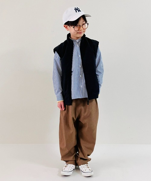 CIAOPANIC TYPY(チャオパニックティピー)の「【WEB限定】【KIDS】ドロストナイロンベスト(ベスト・キッズ・ブラック/アイボリー・XX-LARGE/X-LARGE/MEDIUM)」の6枚目の写真