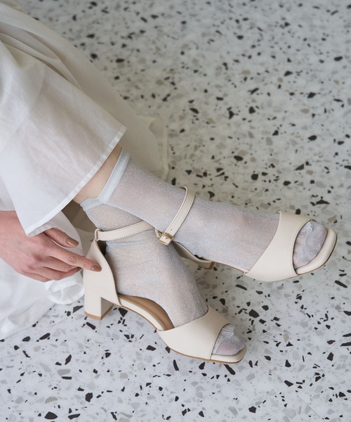 ROPE' PICNIC（ロペピクニック）の「シアーラメソックス（ソックス/靴下・レディース・ブラック/ピンク/グリーン系その他/シルバー・FREE）」の4枚目の写真