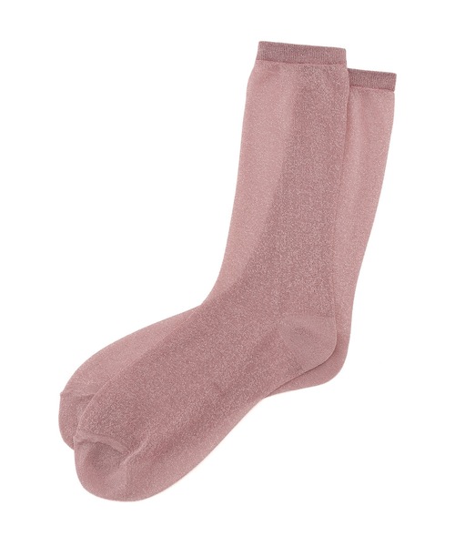 ROPE' PICNIC（ロペピクニック）の「シアーラメソックス（ソックス/靴下・レディース・ブラック/ピンク/グリーン系その他/シルバー・FREE）」の7枚目の写真