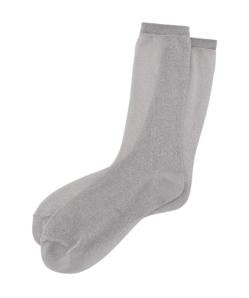 ROPE' PICNIC（ロペピクニック）の「シアーラメソックス（ソックス/靴下・レディース・ブラック/ピンク/グリーン系その他/シルバー・FREE）」の8枚目の写真