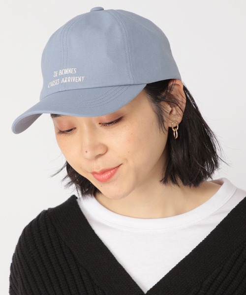 studio CLIP（スタディオクリップ）の「ロゴ刺繍キャップ（キャップ・レディース・ナチュラル/モカ/ブラック/ライトブルー・FREE）」の8枚目の写真