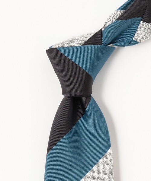 BEAMS F / Fermo Fossati ストライプ ネクタイ