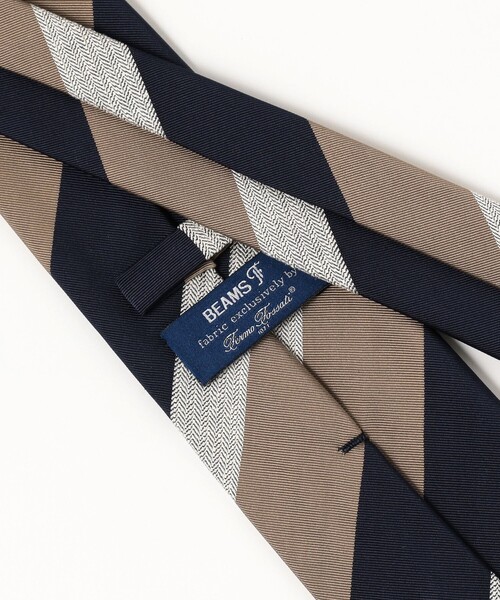 BEAMS F / Fermo Fossati ストライプ ネクタイ