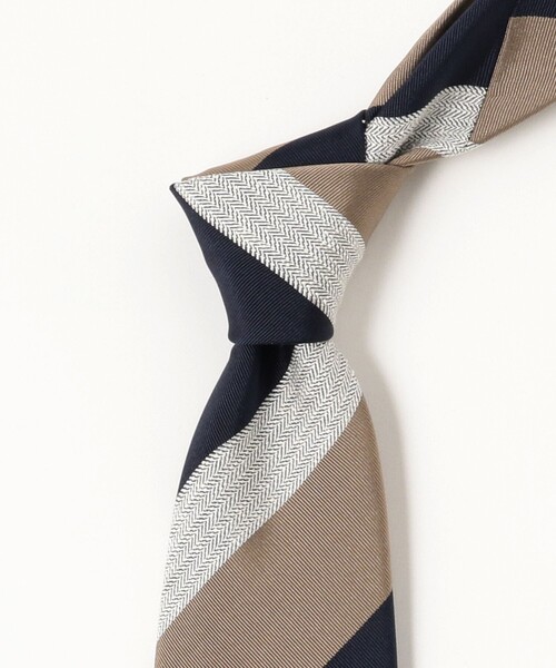 BEAMS F / Fermo Fossati ストライプ ネクタイ