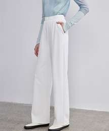 EKCOOKIES（イーケークッキーズ）の「【ELOOPS】リブテクスチャー イージーストレートパンツ（スラックス）」