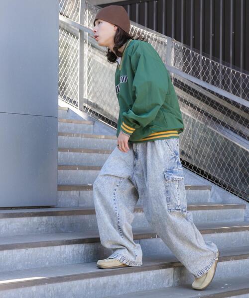 WEGO（ウィゴー）の「WEGO/ナイロンプルオーバー（スウェット・メンズ・ベージュ/ダークグリーン/ブラック・LARGE/MEDIUM）」の14枚目の写真