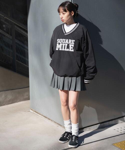 WEGO（ウィゴー）の「WEGO/ナイロンプルオーバー（スウェット・メンズ・ベージュ/ダークグリーン/ブラック・LARGE/MEDIUM）」の4枚目の写真