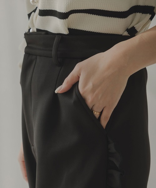 rectangle（レクタングル）の「サイドフリルパンツ（その他パンツ・レディース・ピンク/アイボリー/ブラック・FREE）」の21枚目の写真