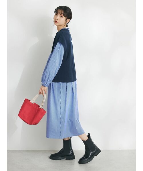 CRAFT STANDARD BOUTIQUE（クラフトスタンダードブティック）の「【追加】akha.　キャンバスランチトート/ミニバッグ（トートバッグ・レディース・ナチュラル/レッド/ネイビー/グレー・FREE）」の5枚目の写真