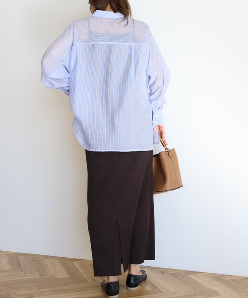 AMERICAN HOLIC（アメリカンホリック）の「針抜きテレコタイトスカート（スカート・レディース・ブラック/グリーン/ブラウン・L/M/S）」の21枚目の写真