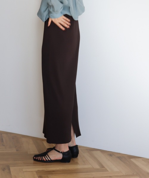 AMERICAN HOLIC（アメリカンホリック）の「針抜きテレコタイトスカート（スカート・レディース・ブラック/グリーン/ブラウン・L/M/S）」の13枚目の写真