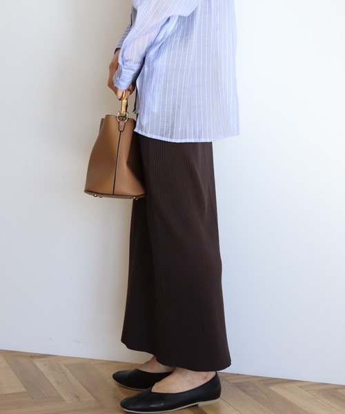 AMERICAN HOLIC（アメリカンホリック）の「針抜きテレコタイトスカート（スカート・レディース・ブラック/グリーン/ブラウン・L/M/S）」の18枚目の写真