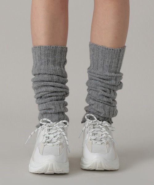 FOREVER 21(フォーエバー トゥエンティーワン)の「リブレッグウォーマー(レッグウォーマー・レディース・ブラック/ホワイト/グレー・FREE)」の21枚目の写真