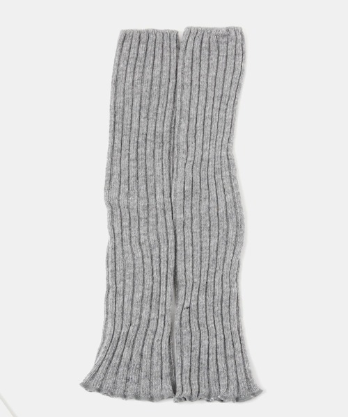 スティナ　ツイードレッグウォーマー　ライトグレー stina / tweed leg warmer / light gray