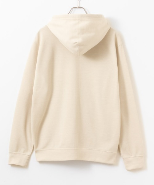 NAVY(ネイビー)の「NAVY ダブルフェイスジップアップパーカー(パーカー・メンズ・アイボリー/ブラック/杢グレー・M/S/XL/L)」の4枚目の写真