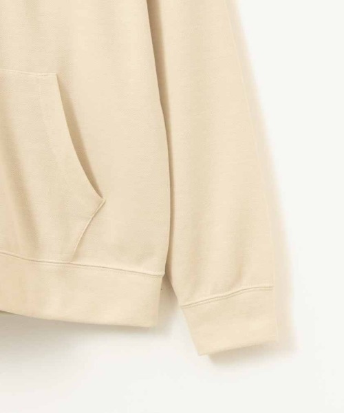 NAVY(ネイビー)の「NAVY ダブルフェイスジップアップパーカー(パーカー・メンズ・アイボリー/ブラック/杢グレー・M/S/XL/L)」の5枚目の写真