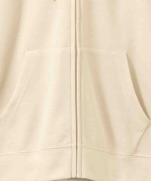 NAVY(ネイビー)の「NAVY ダブルフェイスジップアップパーカー(パーカー・メンズ・アイボリー/ブラック/杢グレー・M/S/XL/L)」の7枚目の写真