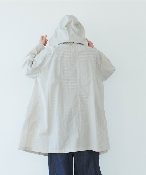 レディース yuni spondish nylon haori ナイロン羽織りコート