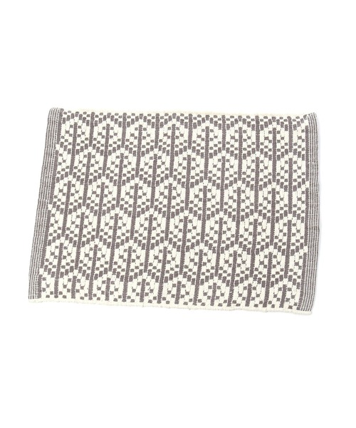 studio CLIP（スタディオクリップ）の「滑り止め付きツリーマット 45×60cm（ラグ/マット・レディース・イエロー/グレー・FREE）」の3枚目の写真