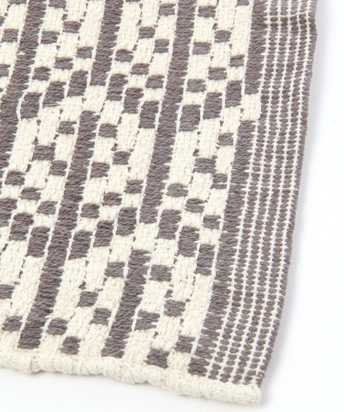 studio CLIP（スタディオクリップ）の「滑り止め付きツリーマット 45×60cm（ラグ/マット・レディース・イエロー/グレー・FREE）」の6枚目の写真