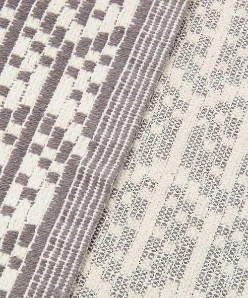 studio CLIP（スタディオクリップ）の「滑り止め付きツリーマット 45×60cm（ラグ/マット・レディース・イエロー/グレー・FREE）」の7枚目の写真