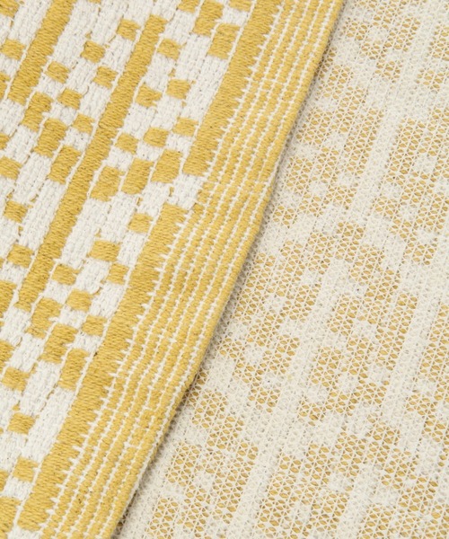 studio CLIP（スタディオクリップ）の「滑り止め付きツリーマット 45×60cm（ラグ/マット・レディース・イエロー/グレー・FREE）」の8枚目の写真