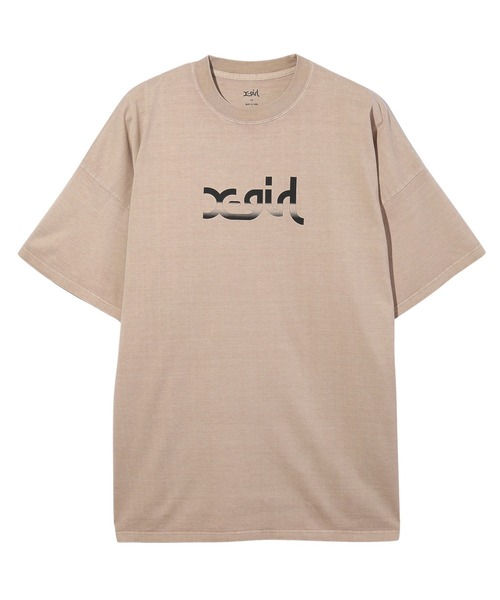 X-girl（エックスガール）の「GRADATION MILLS LOGO S/S BIG TEE